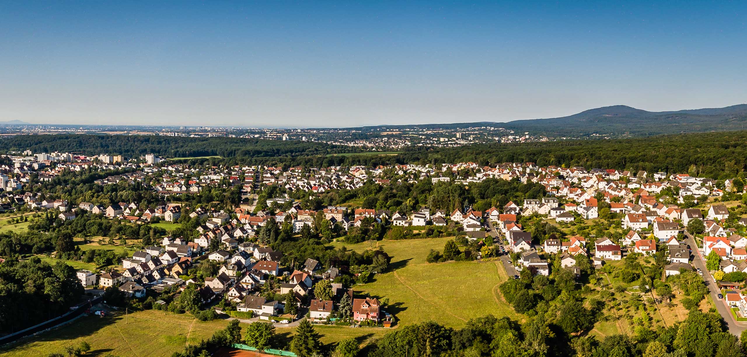 Luftaufnahme von Friedrichsdorf