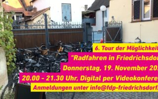 Grafik - 6te Tour der Möglichkeiten - FDP Friedrichsdorf - Fahrradwege